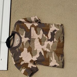 Madewell Camouflage Short Sleeve Tee